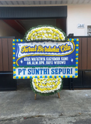 Papan Bunga Duka di Lampung Selatan