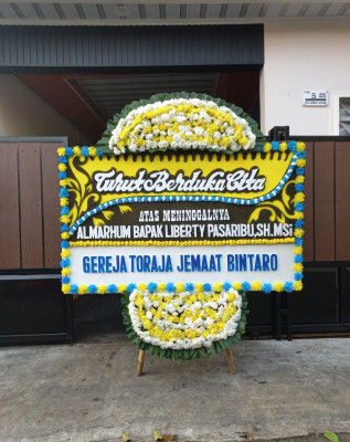 Papan Bunga Duka di Lampung Selatan